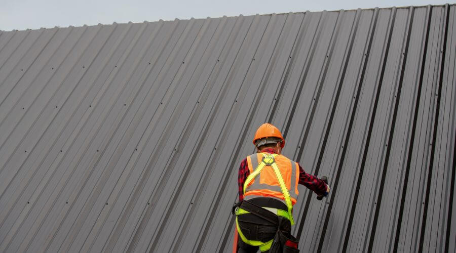 Professional metal roof installation services in Lucas, KS